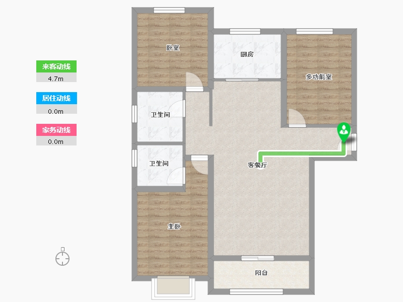 河北省-保定市-香江博仕源-西区-95.00-户型库-动静线