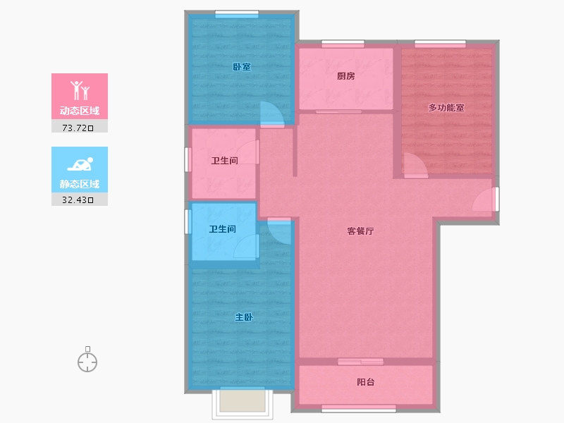 河北省-保定市-香江博仕源-西区-95.00-户型库-动静分区