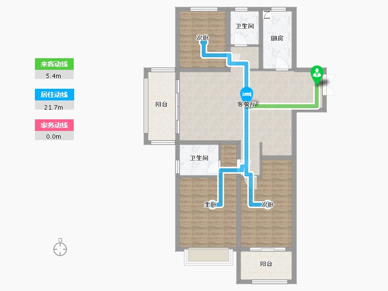 江苏省-常州市-金峰睿园-110.00-户型库-动静线