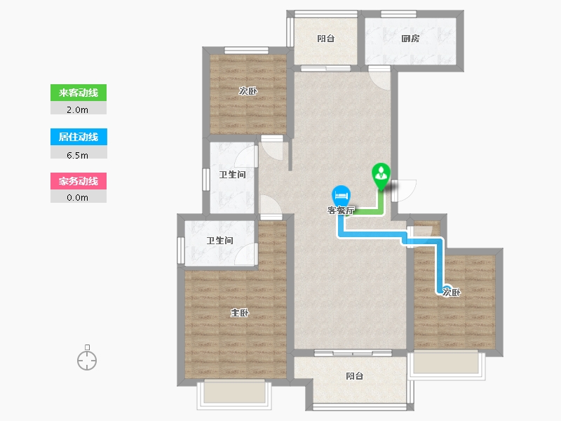 河南省-濮阳市-建业城-99.61-户型库-动静线