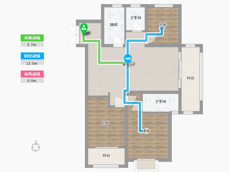 山东省-临沂市-上品新城-97.20-户型库-动静线