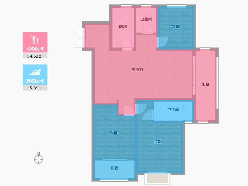 山东省-临沂市-上品新城-97.20-户型库-动静分区