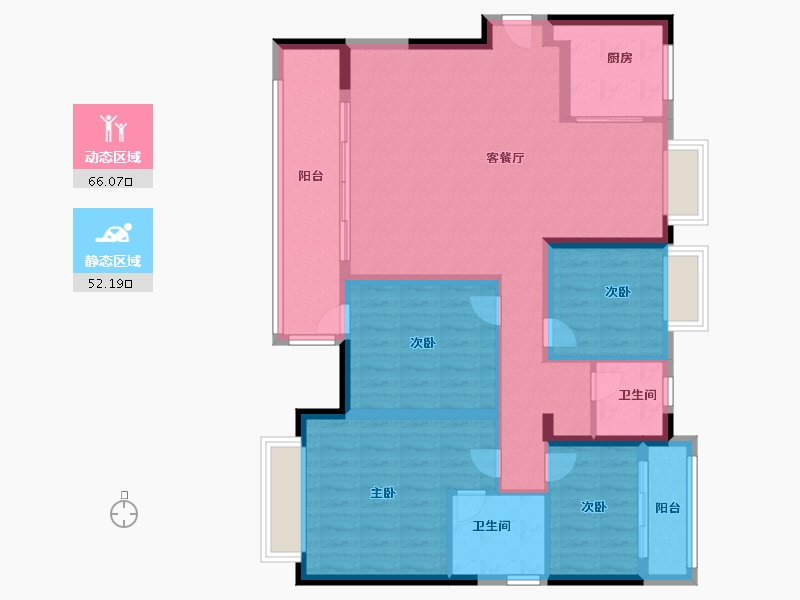 福建省-莆田市-建发悦鸣院-106.00-户型库-动静分区