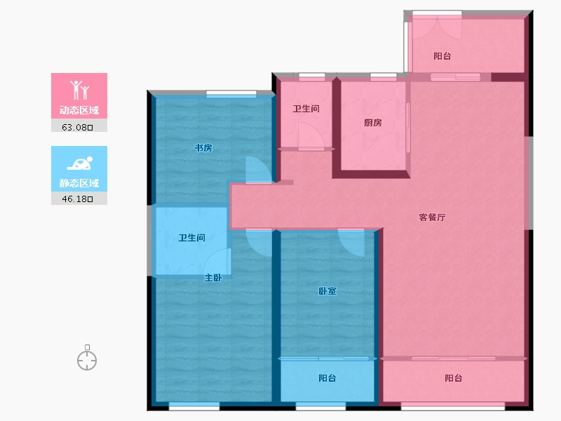 云南省-曲靖市-中城华府-98.00-户型库-动静分区