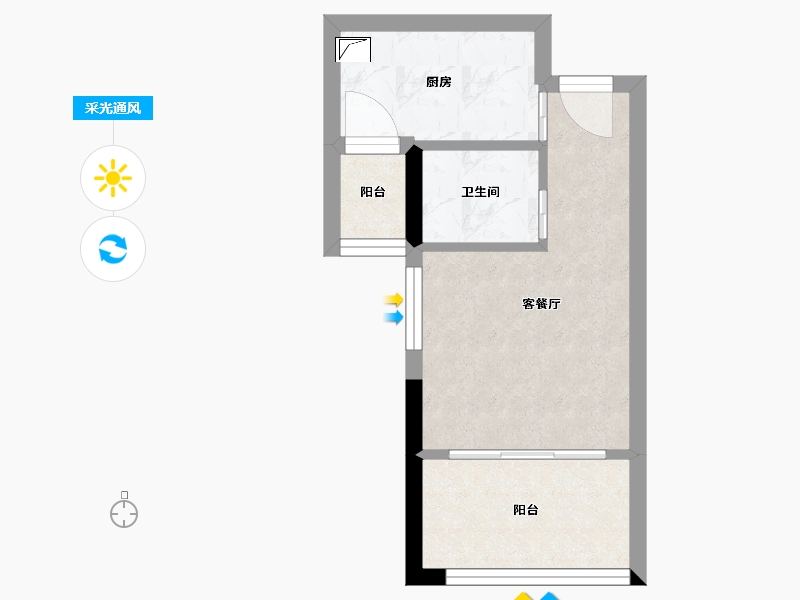 四川省-成都市-佳乐国际城-29.94-户型库-采光通风