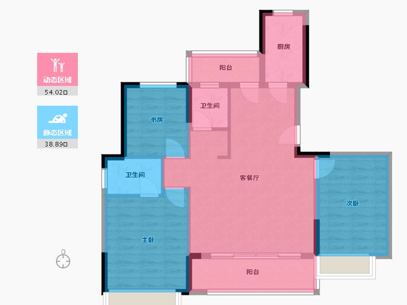 湖南省-衡阳市-万达-114.00-户型库-动静分区