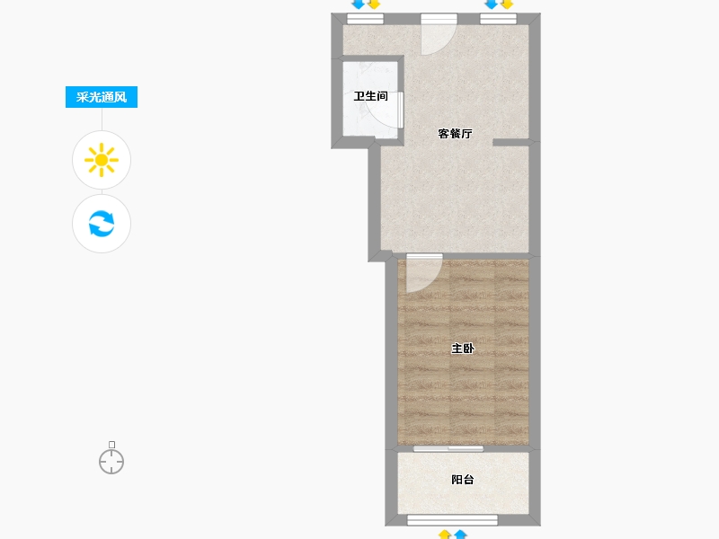 江苏省-南京市-明华新村-31.00-户型库-采光通风