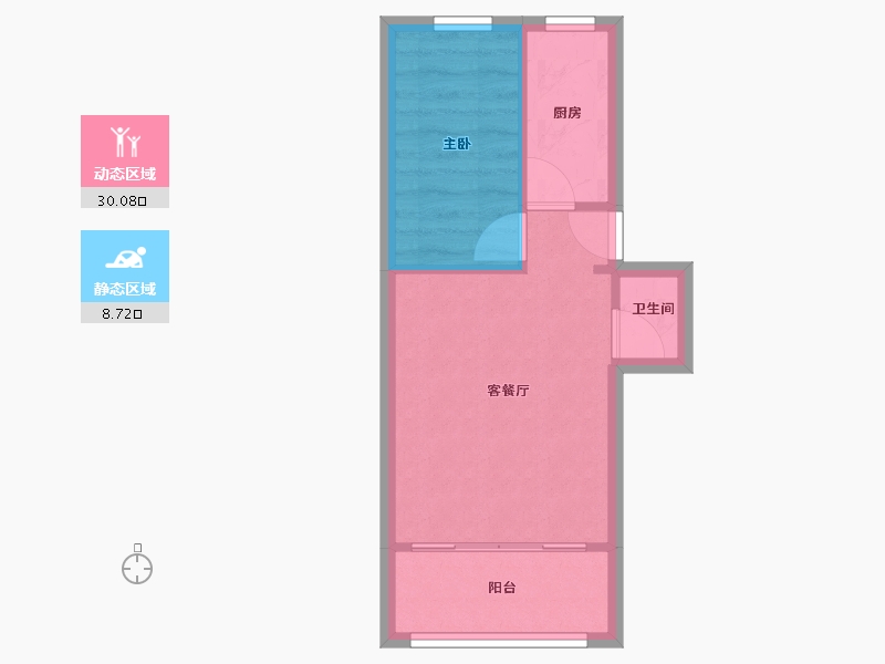 北京-北京市-邱家胡同小区-38.00-户型库-动静分区