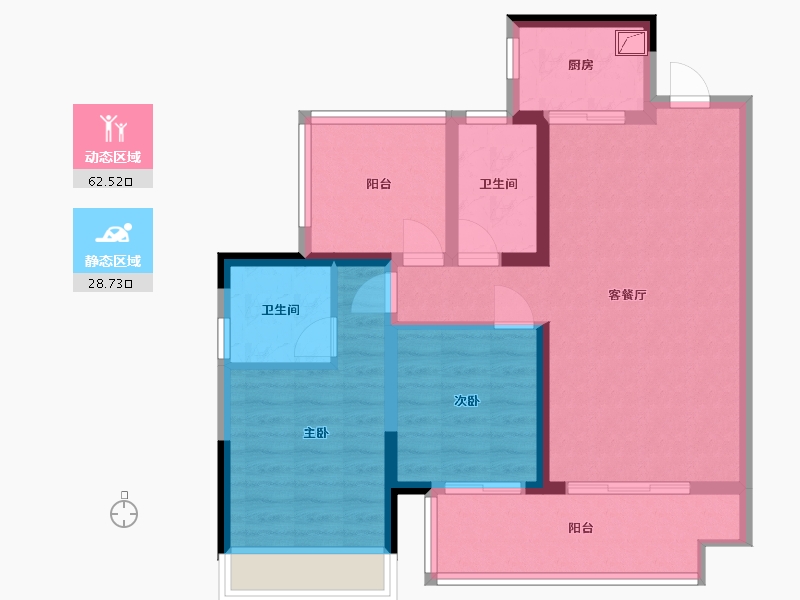 广西壮族自治区-柳州市-金科-113.00-户型库-动静分区