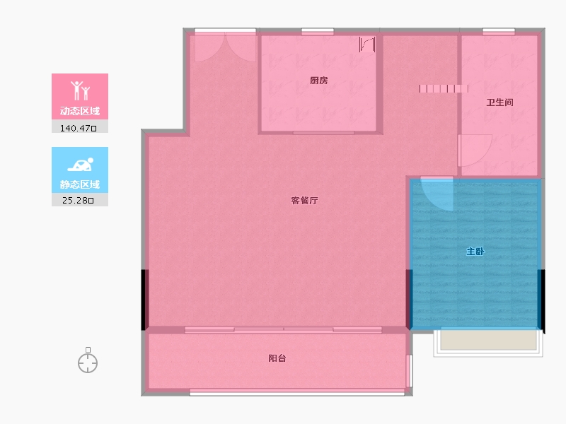 江苏省-无锡市-凤鸣山晓-155.08-户型库-动静分区