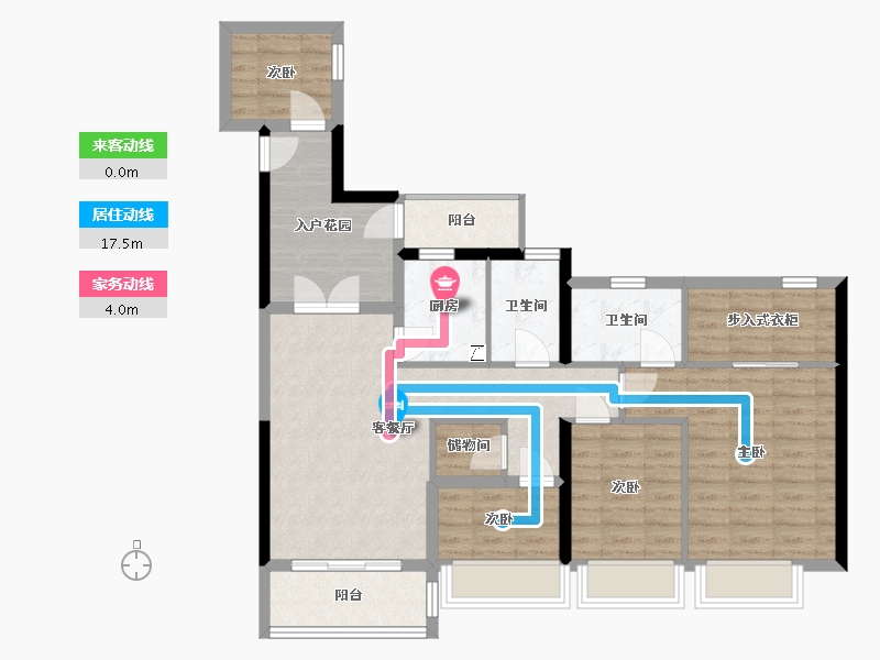 广东省-中山市-华发广场-110.00-户型库-动静线