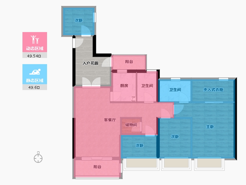 广东省-中山市-华发广场-110.00-户型库-动静分区