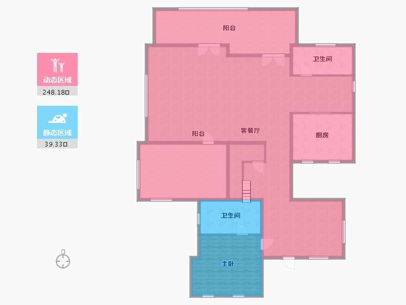 江苏省-苏州市-清水湾别墅-267.00-户型库-动静分区