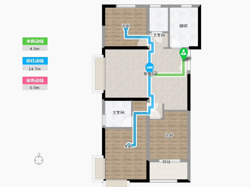 山东省-菏泽市-永泰龙泽园-101.37-户型库-动静线