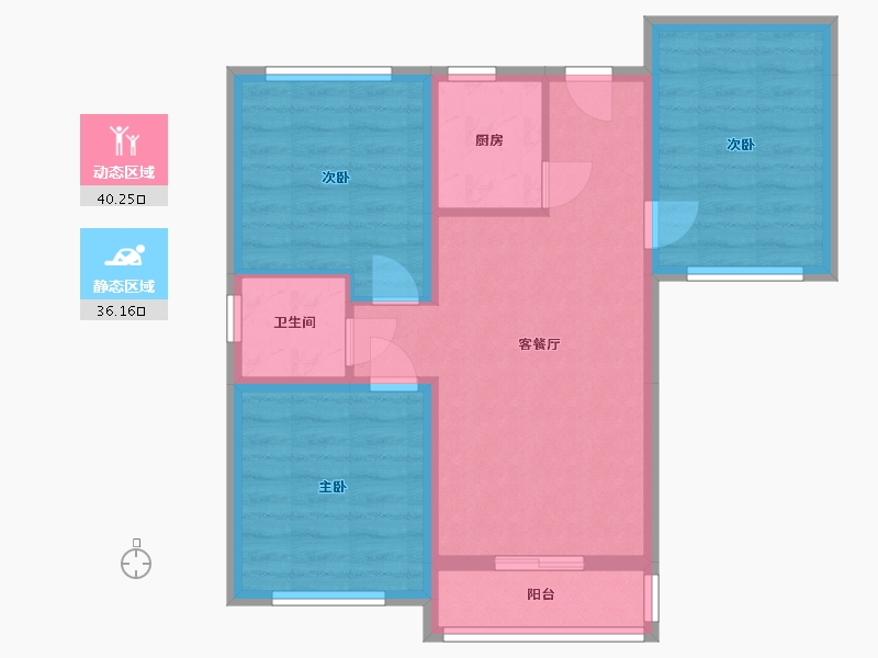 河北省-承德市-学府新城-80.00-户型库-动静分区