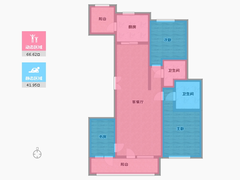 河北省-保定市-长润嘉和-95.36-户型库-动静分区