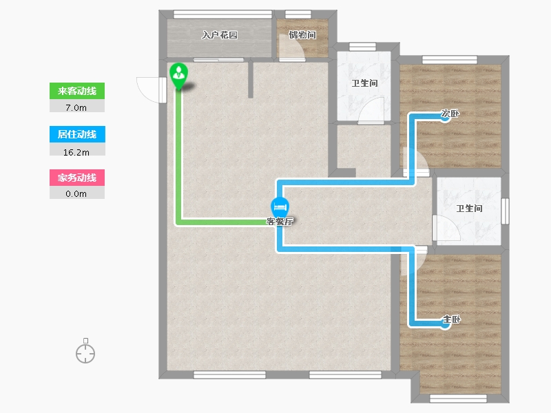 内蒙古自治区-乌兰察布市-中朵御墅-104.00-户型库-动静线