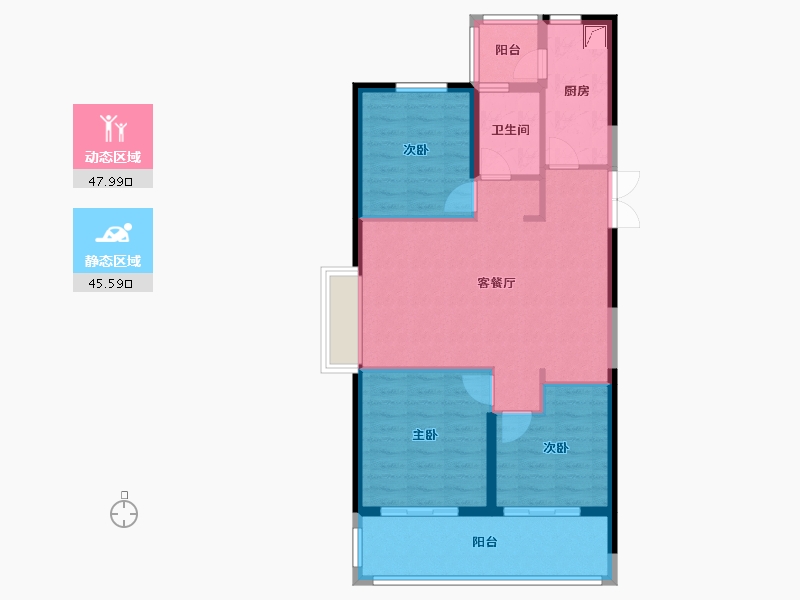 山东省-菏泽市-国璟府-116.00-户型库-动静分区