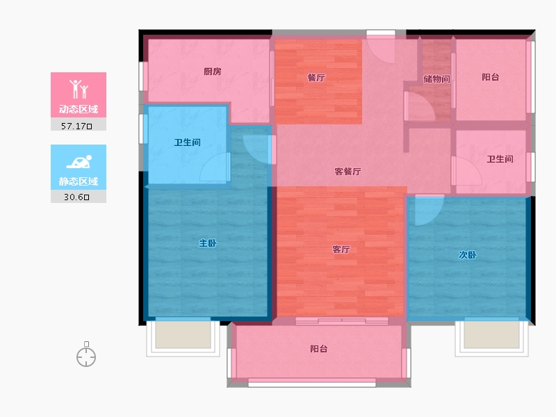 广东省-广州市-品秀星图-79.00-户型库-动静分区