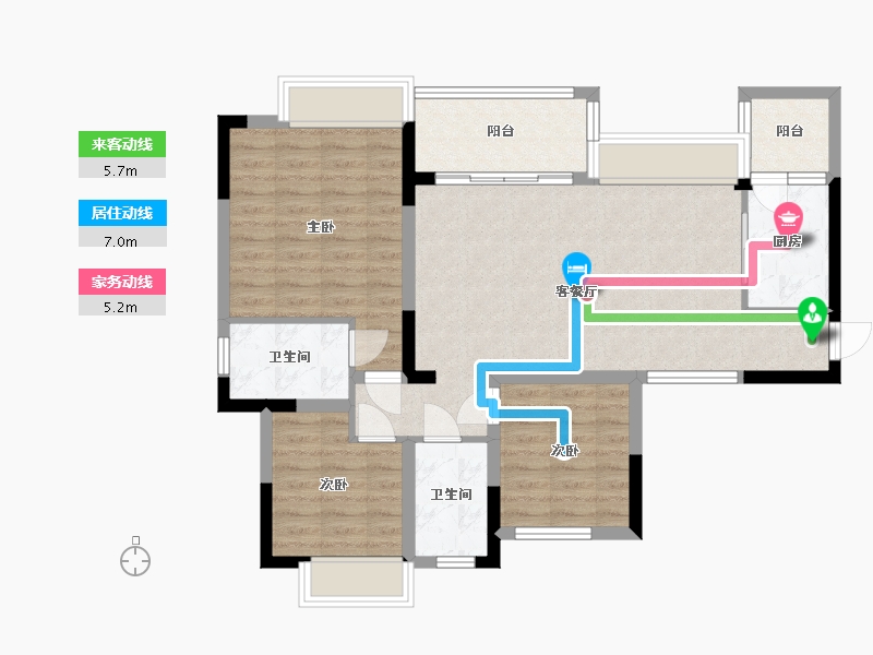 四川省-德阳市-水岸半岛-91.59-户型库-动静线