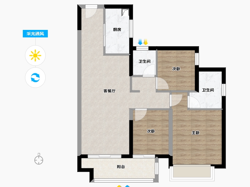 广东省-东莞市-万象府-100.00-户型库-采光通风