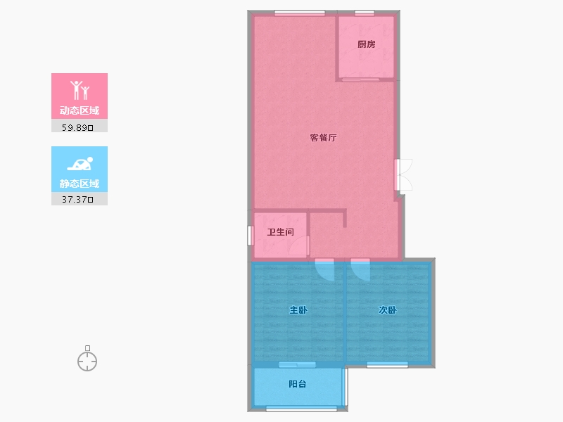 山东省-德州市-中合佳苑-89.00-户型库-动静分区