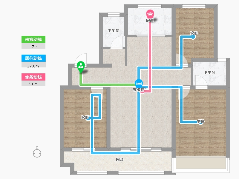 河北省-沧州市-泰和嘉園-100.00-户型库-动静线