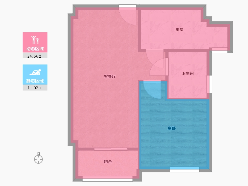 福建省-泉州市-世纪雅饭-45.00-户型库-动静分区