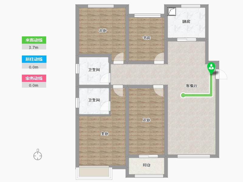 河南省-新乡市-大桥悦时代-115.00-户型库-动静线