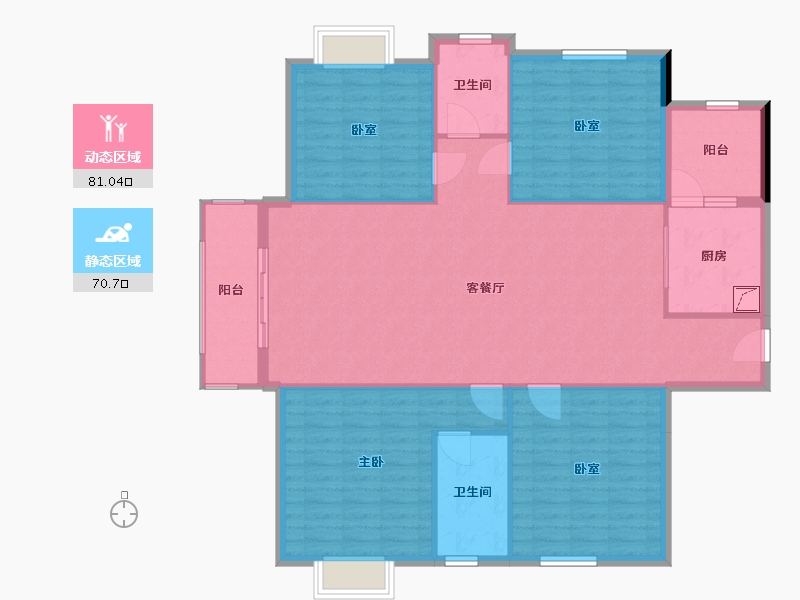 福建省-泉州市-御璟花园-140.00-户型库-动静分区