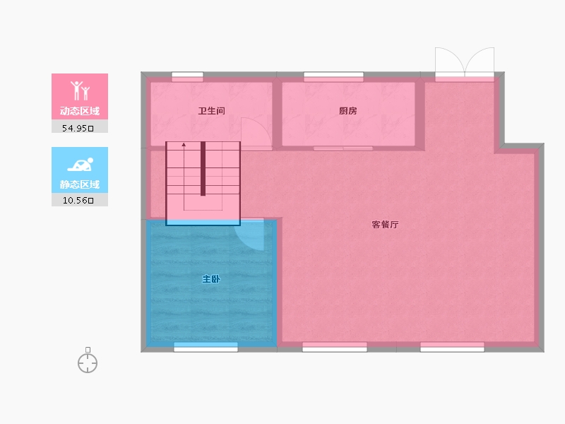 辽宁省-大连市-集美东方-160.00-户型库-动静分区