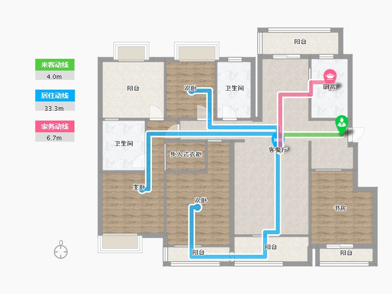 贵州省-黔南布依族苗族自治州-中铁-164.32-户型库-动静线