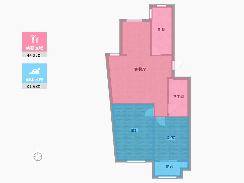 山东省-青岛市-水乡苑-79.00-户型库-动静分区