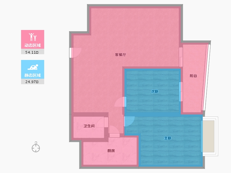 广东省-珠海市-华南名宇-70.00-户型库-动静分区