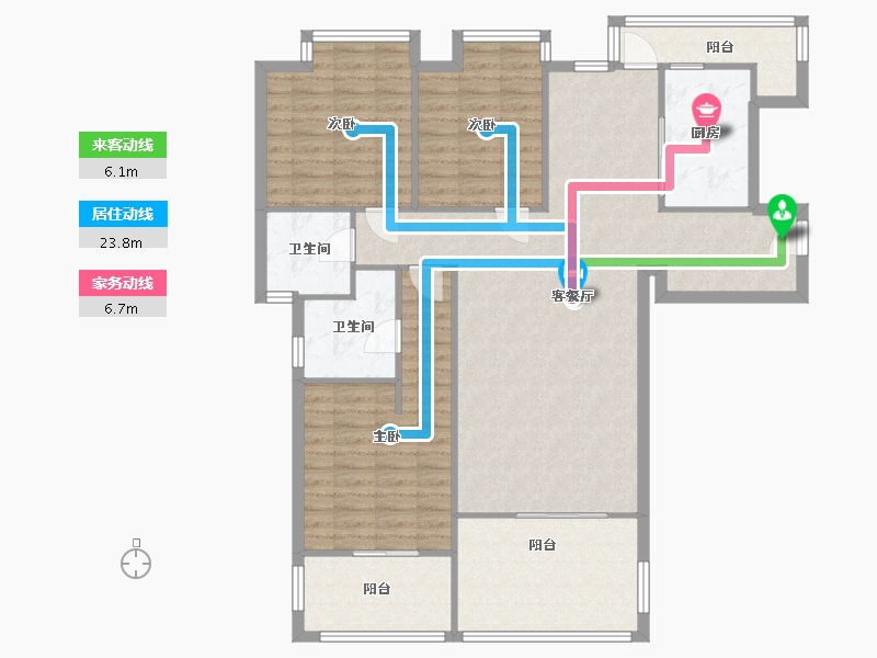 四川省-成都市-78号观邸-116.28-户型库-动静线