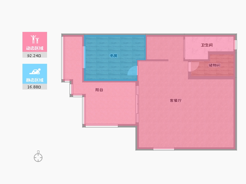 浙江省-绍兴市-运河人家·会龙坊-196.00-户型库-动静分区