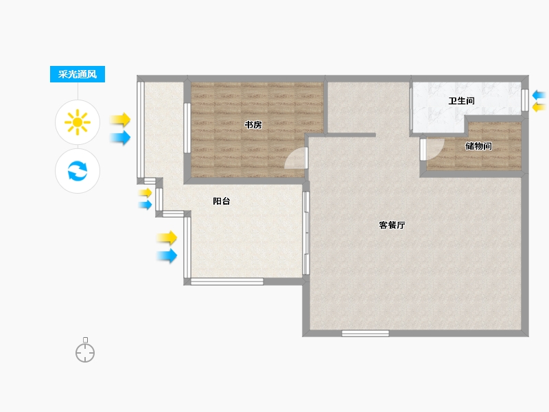 浙江省-绍兴市-运河人家·会龙坊-196.00-户型库-采光通风