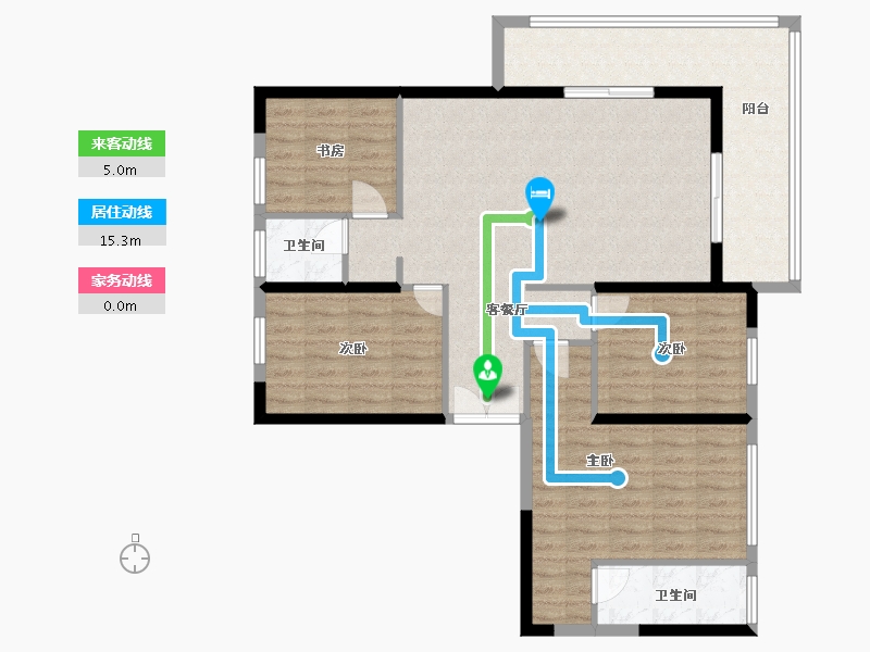 福建省-福州市-融侨望云-107.81-户型库-动静线