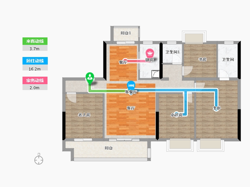 江西省-赣州市-嘉福潋江府-112.00-户型库-动静线