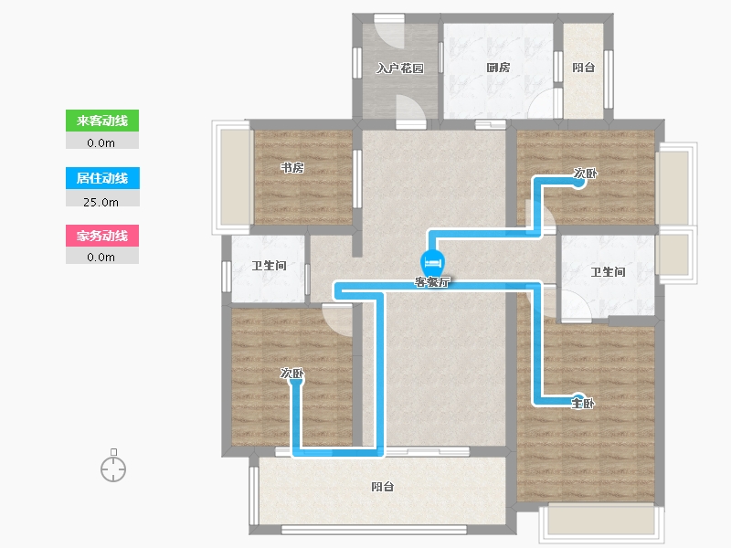 广东省-汕尾市-时代水岸-115.00-户型库-动静线