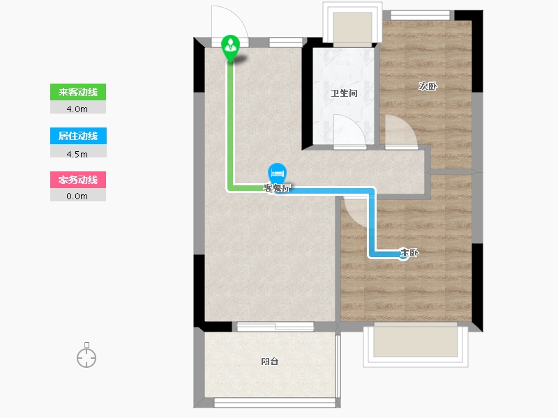 福建省-福州市-禹洲融信·CONE玺湾-47.00-户型库-动静线