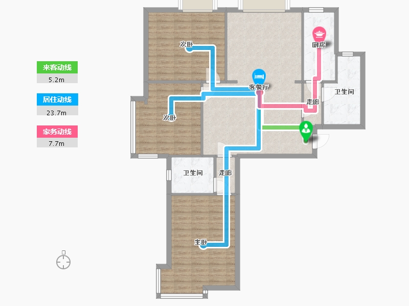 山东省-威海市-帝景文院-108.00-户型库-动静线