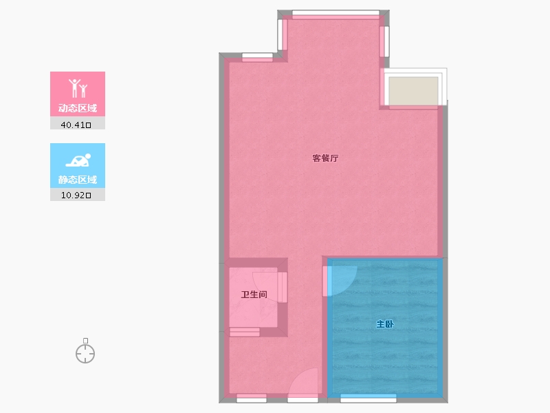 四川省-成都市-光辉岁月-120.00-户型库-动静分区