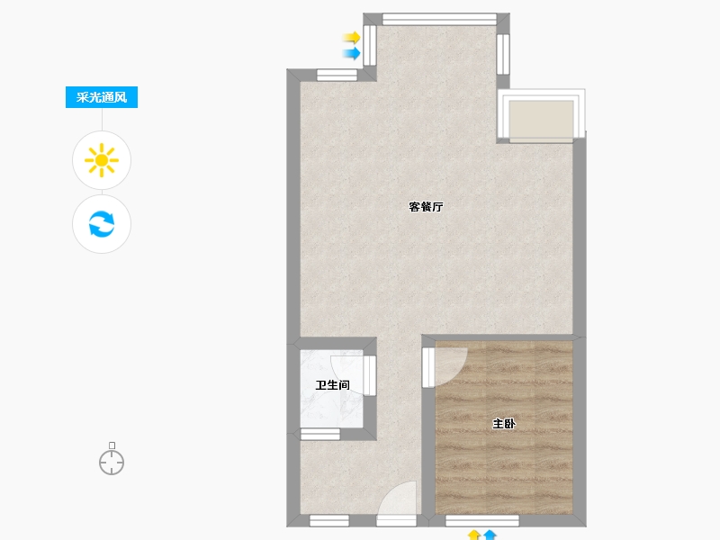 四川省-成都市-光辉岁月-120.00-户型库-采光通风