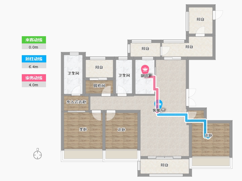 浙江省-舟山市-舟山·海港城-120.00-户型库-动静线