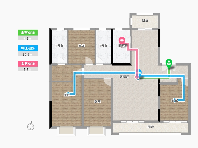 山东省-济南市-融创东山府-140.00-户型库-动静线