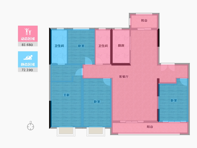 山东省-济南市-融创东山府-140.00-户型库-动静分区