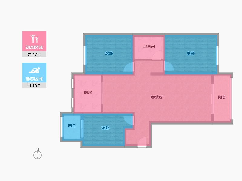 河北省-石家庄市-雅居南区-100.00-户型库-动静分区