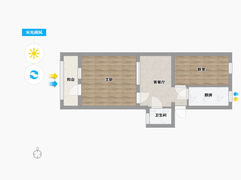 北京-北京市-安平里-38.00-户型库-采光通风