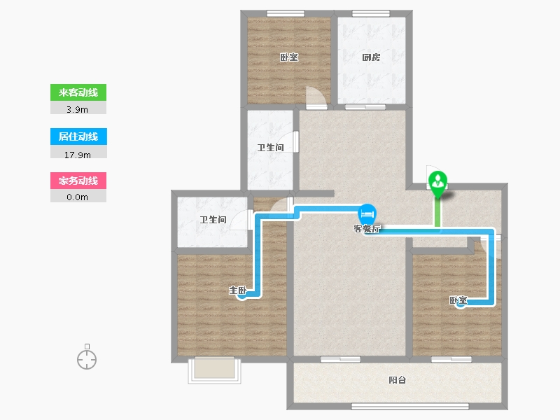 广东省-佛山市-招商悦府-130.00-户型库-动静线